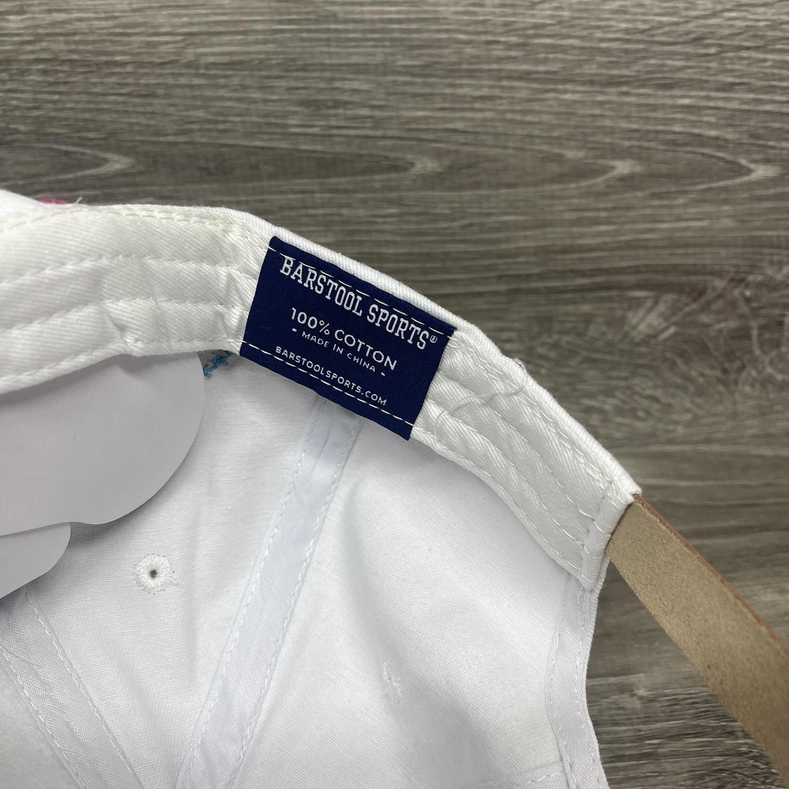 Pardon My Take Hat Cap Strap Back White Rope Barstool Sports Podcast Mens Os New — image 7 of 7